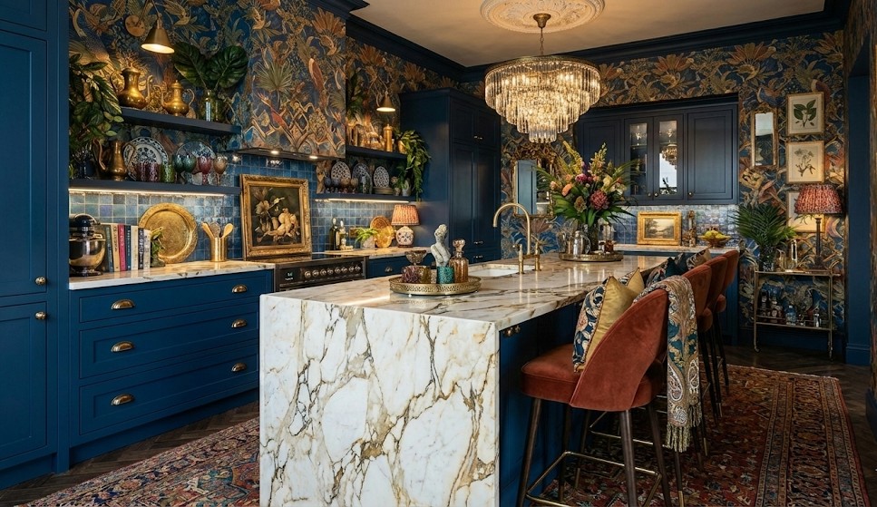 Midnight Sapphire Kitchen by Antumbra