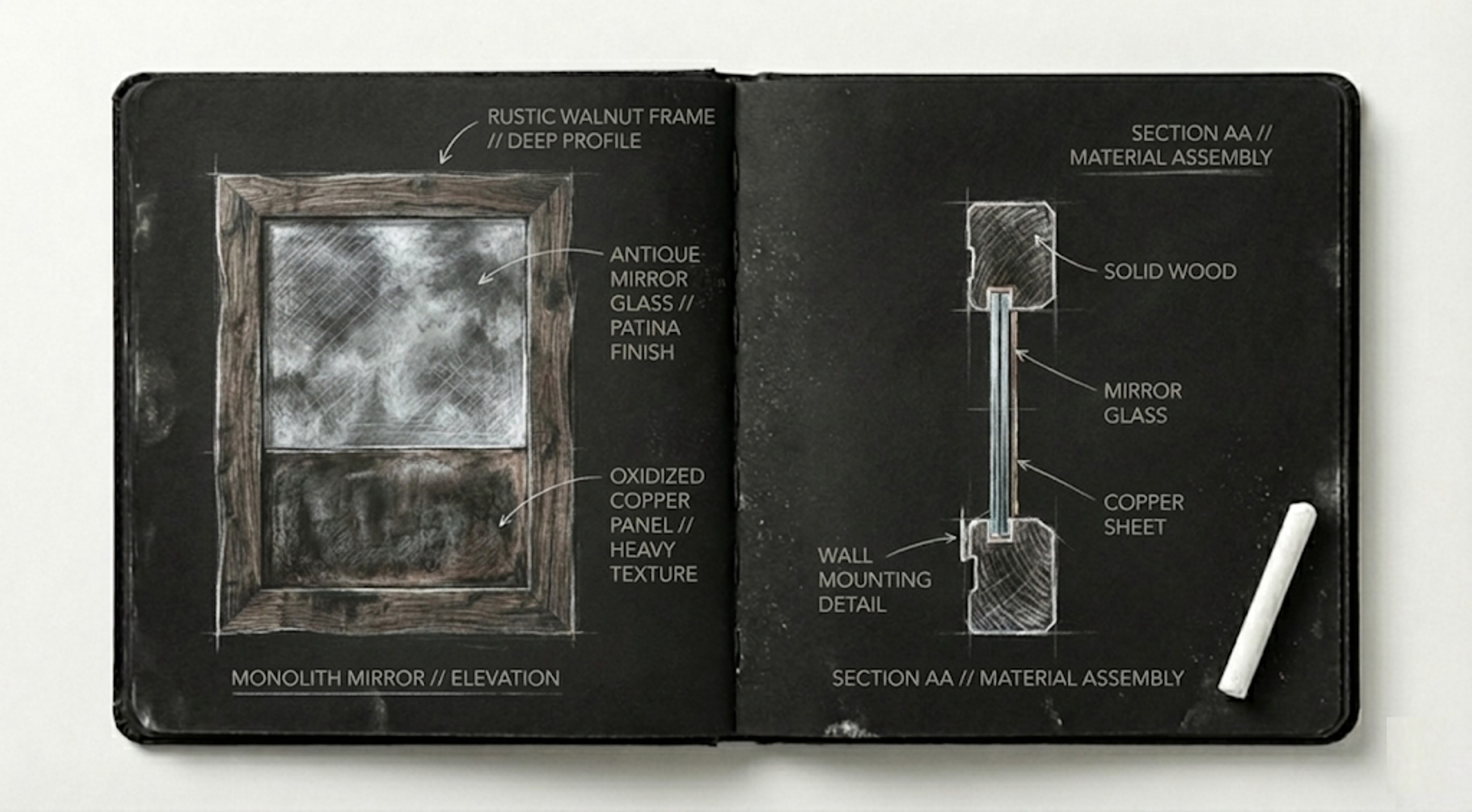 Monolith Mirror Sketch
