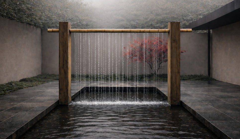 Rain Curtain Courtyard