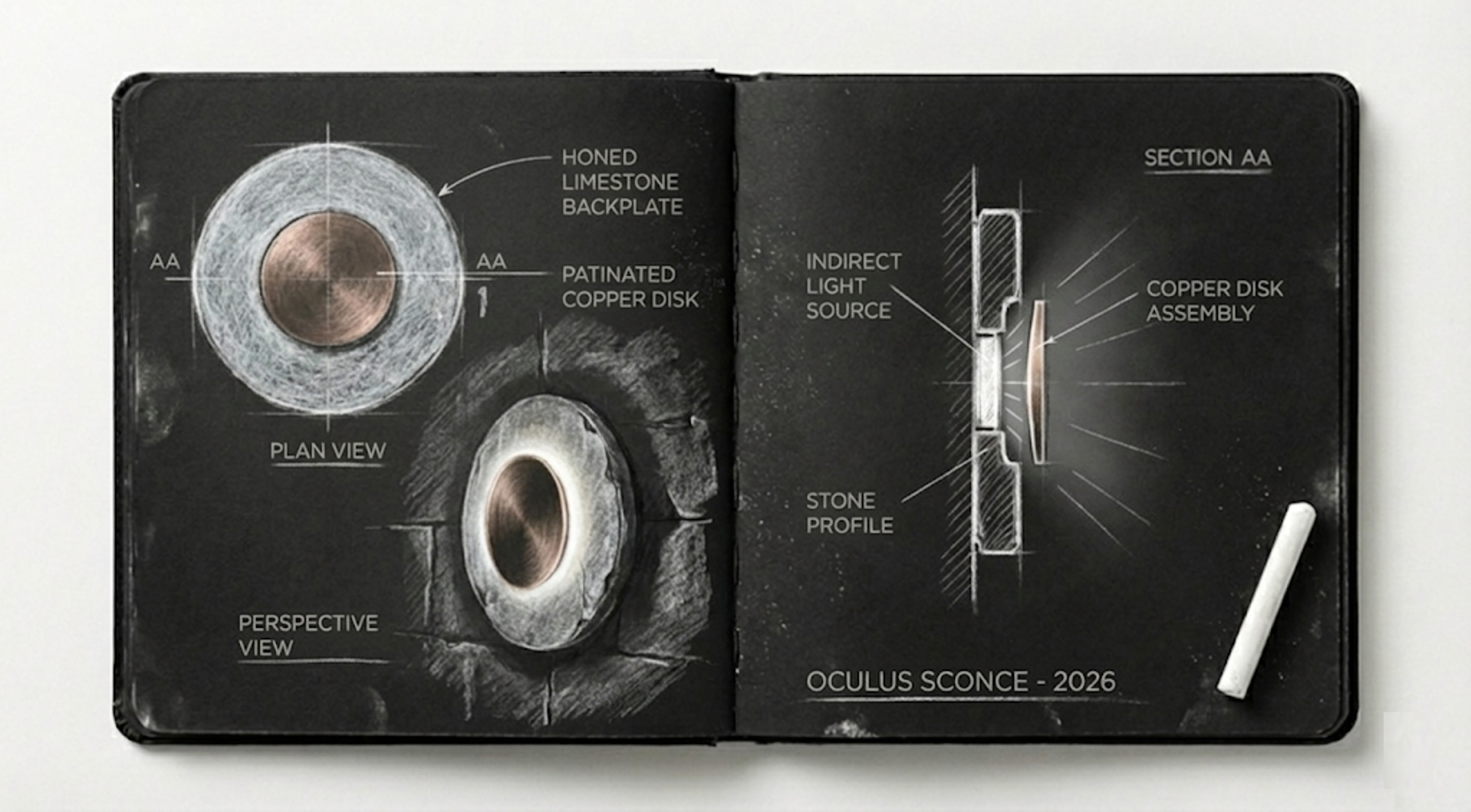 Oculus Sconce Sketch